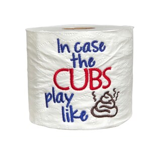 Sports themed toilet paper, Sports Toilet paper, Novolity toilet paper, Embrodary toilet paper. Fun humour toilet paper, Toilet paper gift image 9