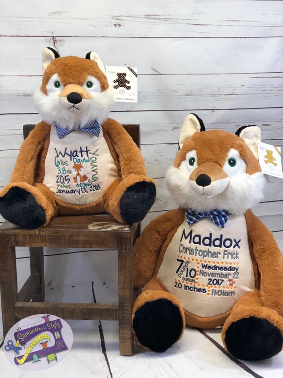 giant fox teddy