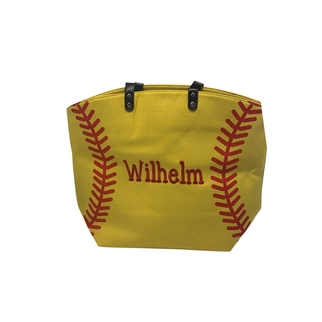Softball Bag, Custom Sport Tote, Personalized Sports Tote Bag, Extra