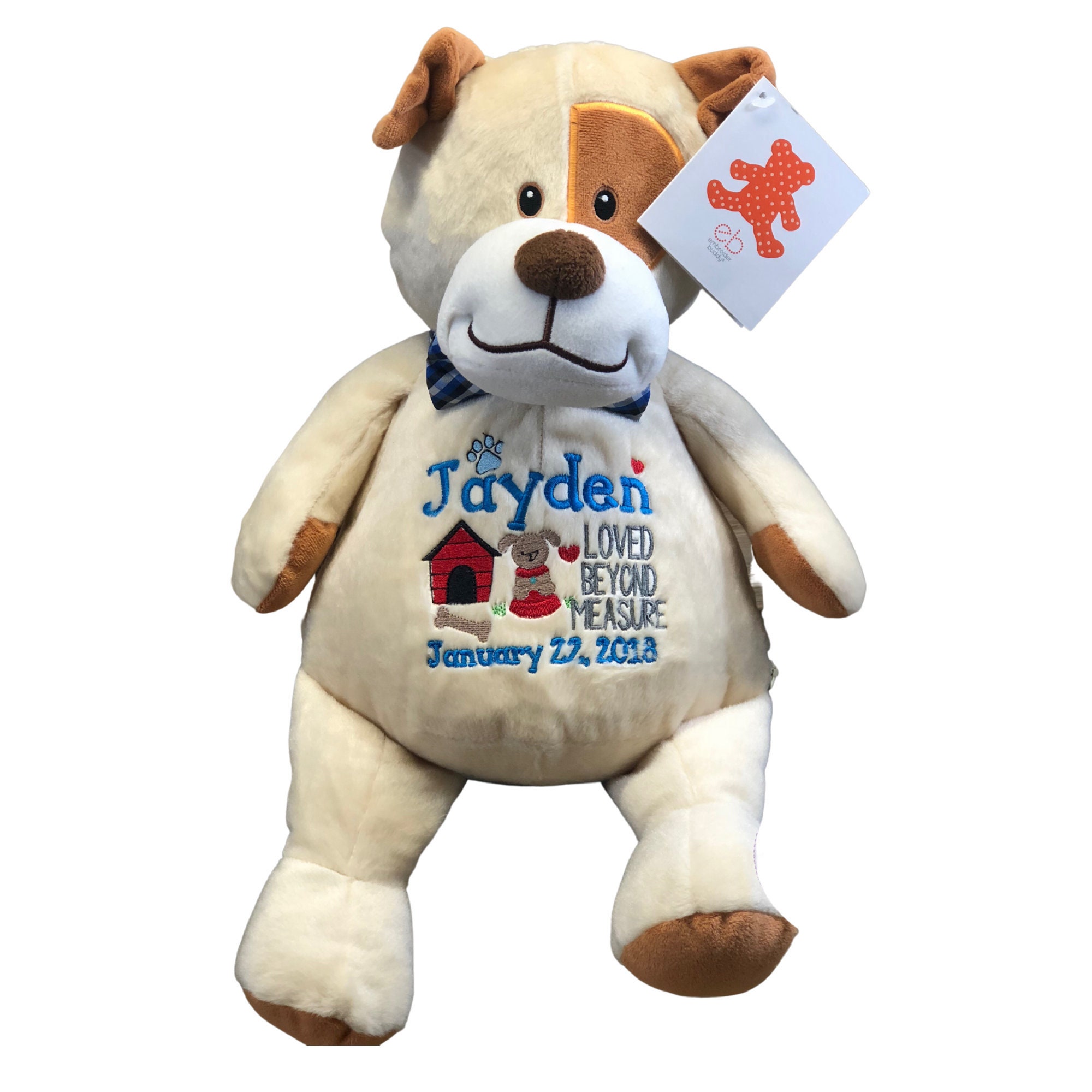 Dog Stuffed Animal Stuffed Dog Dog Keepsake Custom Stuffed Animal Plush