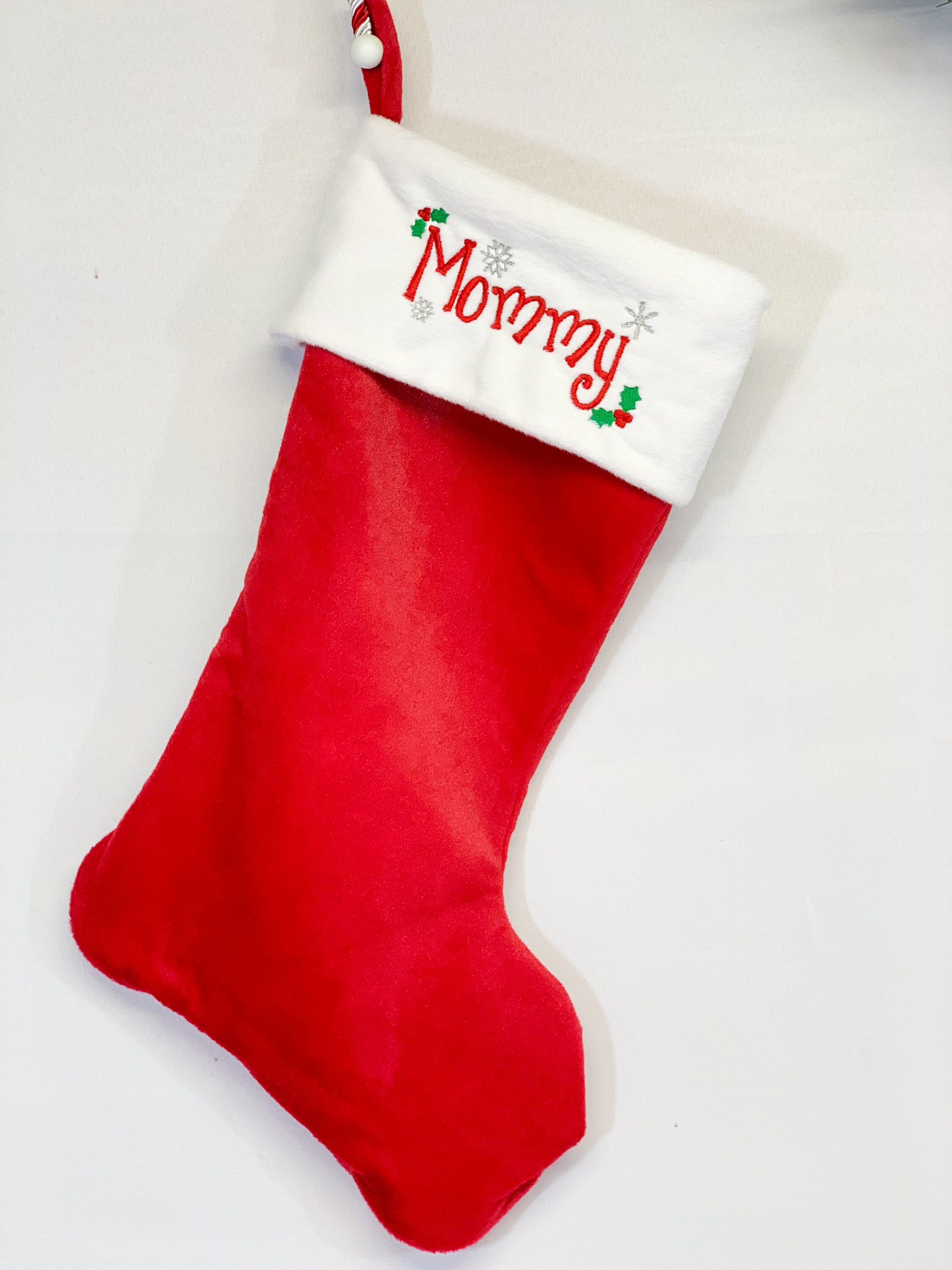 Personalized Embroidered Luxurious Christmas Stocking Custom | Etsy