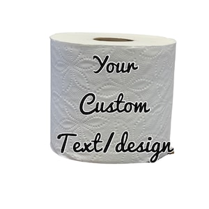 Besticktes Toilettenpapier, personalisiertes Toilettenpapier, personalisiertes Toilettenpapier, lustiges Geschenk, Papa Scherzgeschenk, Toilettenpapier Humor, Papier