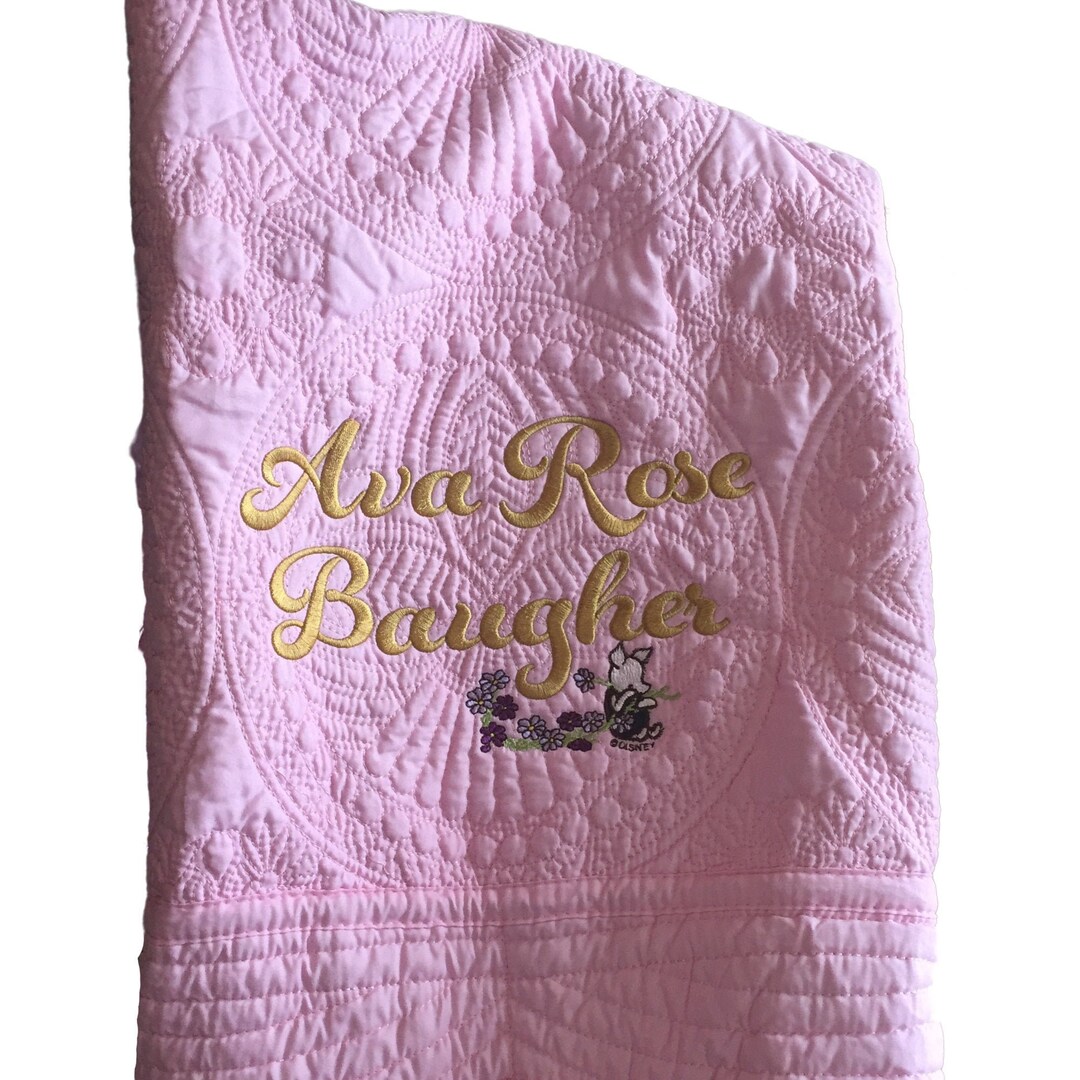 Baby Personalized Blanket, Buggy Blanket, Named Baby Blanket