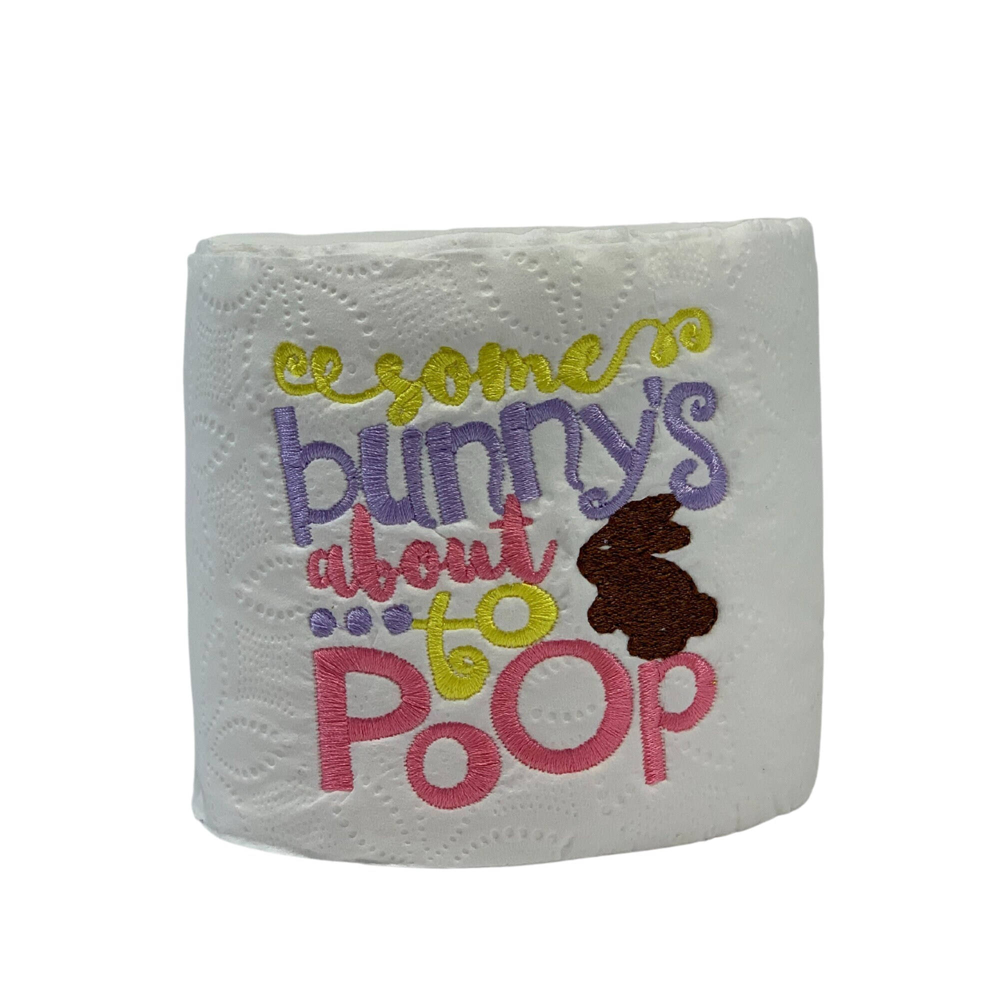 Embroidered Easter Toilet Paper Gift Humorous Embroidered Etsy