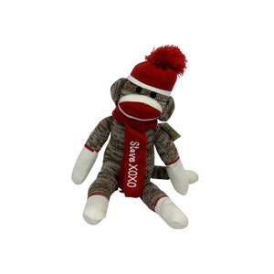 Sock Monkey, Personalized Little Monkey, Vintage Sock Monkey Gift, Rockford IL Sock Monkey, Vintage Toy, Sensory Toy, Monkey image 7