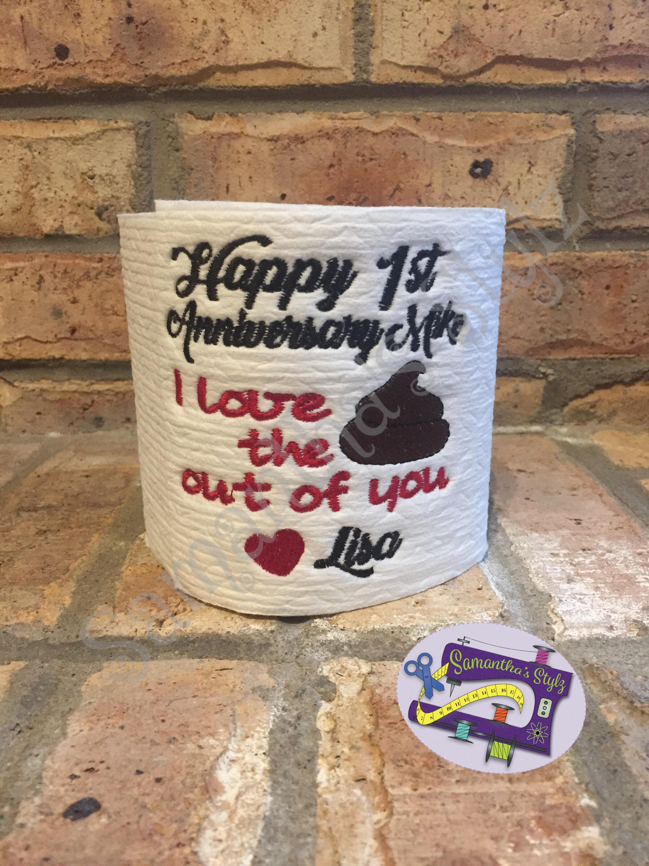 Custom paper anniversary gift for him Funny Anniversary gift Etsy