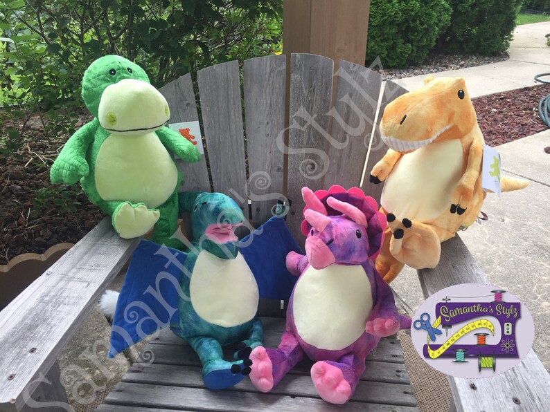 Custom TRex Stuffed TRex Adoption Gift Plush Dinosaur Etsy