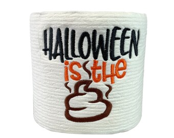 Embroidered Halloween Toilet Paper, Halloween Party gag gift