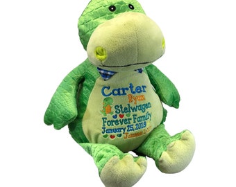 Custom Dinosaur, Green Dino Toy, Sensory Dinosaur Toy, Kids Large Dino Soft Toy, Named dinosaur toy, Dinosaur themed bedroom, Big Dino Toy
