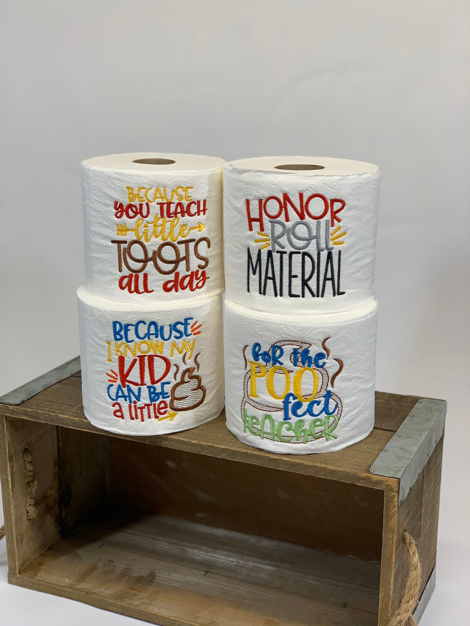 Custom Senior Toilet Paper Gift Toilet Paper With Name Etsy