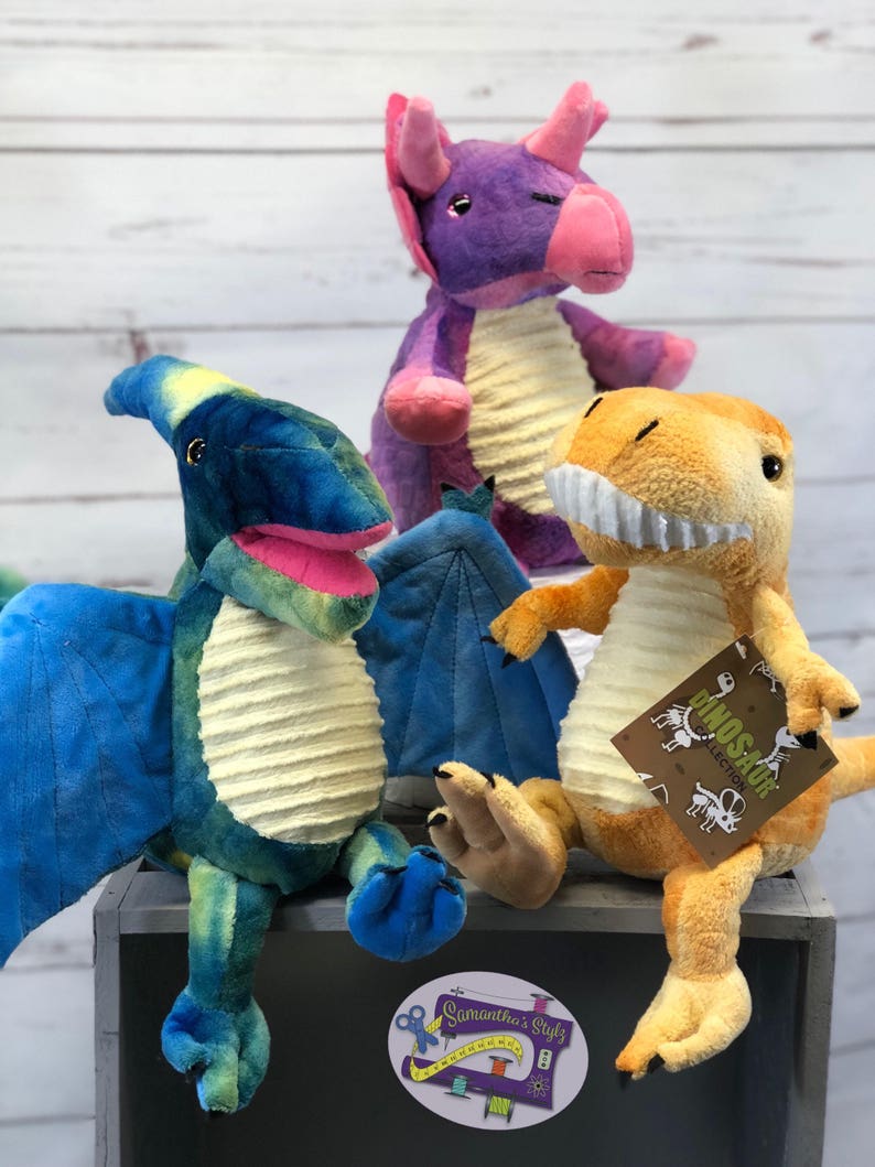 Custom TRex Stuffed TRex Adoption Gift Plush Dinosaur Etsy