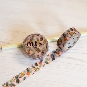 MT ex Ananas Washi Masking Tape, authentisches japanisches Washi Tape, Journal Aufkleber, gemustertes Obst Washi Tape