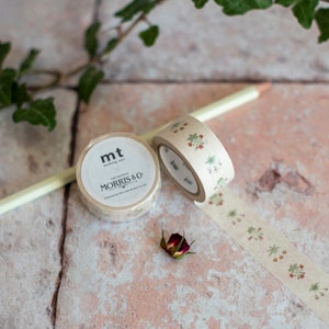 MT William Morris Washi Tape, Original japanisches Washi Tape, Gänseblümchen Muster Journal, Planer oder Bastelband, William Morris Geschenk