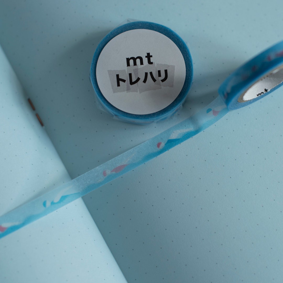 MT Fab Swimming Washi Tape Tracing Paper 7mm Slim Swimmer Etsy