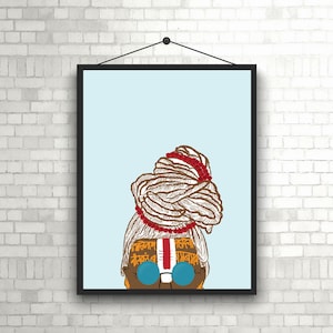 Sadhu Print/ Indian Wall Art/ Sadhu Digital Art/ Sadhu Wall Art/ Hindu Wall Art/ Indian Sage Art/ Shiva Wall Print/ Shiva Digital Art