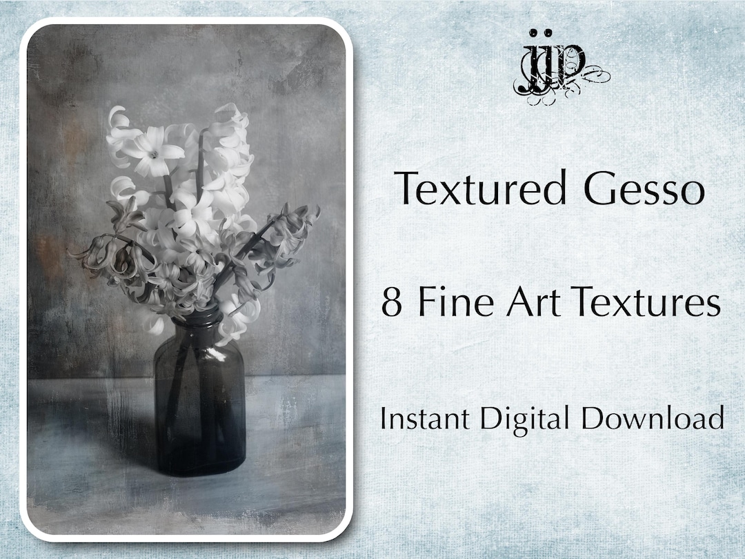Gesso Texture Overlays Pack - 8 Fine Art Digital Downloads for Photo ...