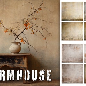 Farmhouse _ 8 Fine Art Photoshop Texture Overlays, Photo background, Portrait Background, Digital Backdrop