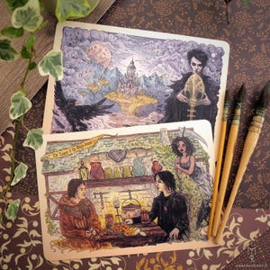 THE SANDMAN - Petit Print format A5 - Produit imparfait ! Lire la description - fanart fanfiction the sandman morpheus royaume des rêves