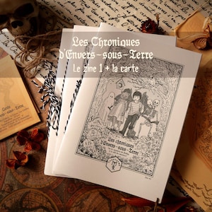 Die Chroniken von Envers-sous-terre – Zine 1 – Fanzine Artzine – Im Horrorkomödien-Halloween-Jugendstil
