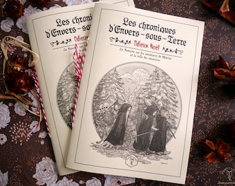 ODIEUX CHRISTMAS - The chronicles of Envers-sous-terre - Batzine 2 - Fanzine Artzine - In the style Horror comedy YA Children's reading winter yule