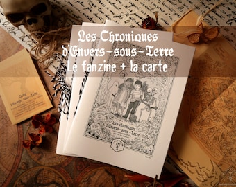 The chronicles of Envers-sous-terre - Zine 1 - Fanzine Artzine - In the Horror comedy Halloween YA style