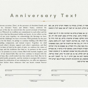 Ketubah Modern Printable Design, כתובה, Modern Traditional Design, Gold ...