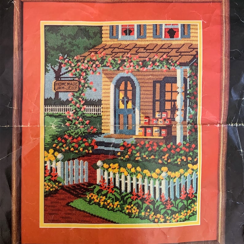 Vintage Needlepoint Kit / Dimensions 2207 Jams 'N Jellies Etsy