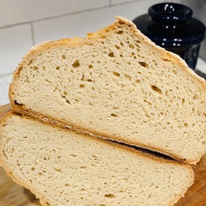 Masa madre viva sin gluten: apta para celíacos, sin trigo, harina de arroz integral certificada sin gluten. imagen 9