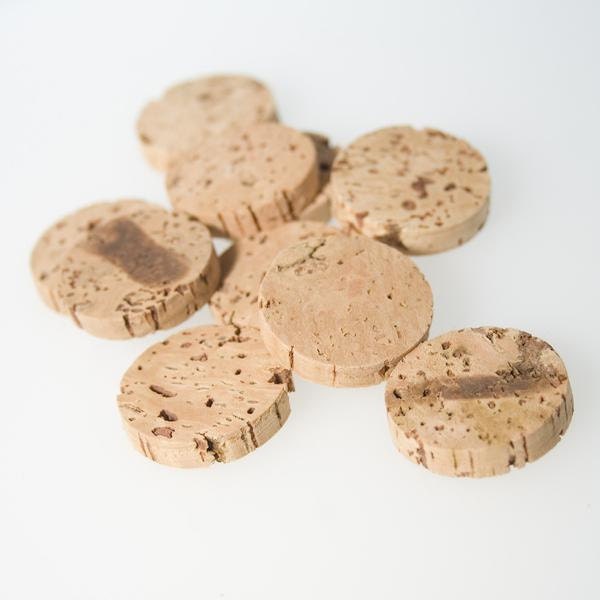 Natural Unvarnished Cork Crafting Discs