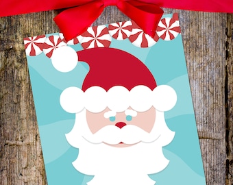Urlaub-Kunstdruck, Weihnachtsdekoration, Weihnachtsmann, Urlaub-Wand-Dekor, Weihnachten Wandkunst, Weihnachten Wand Druck, Frohe Weihnachten