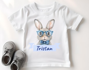 Personalized Easter Shirt for Kids, Toddler Easter Shirt, Boys Easter Shirt, Kids Easter Shirt, Cute Easter Bunny Boys Shirt, Easter Gift