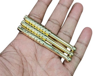 Set of 3 Vintage Brass Baseball Bat One Hitter Pipes