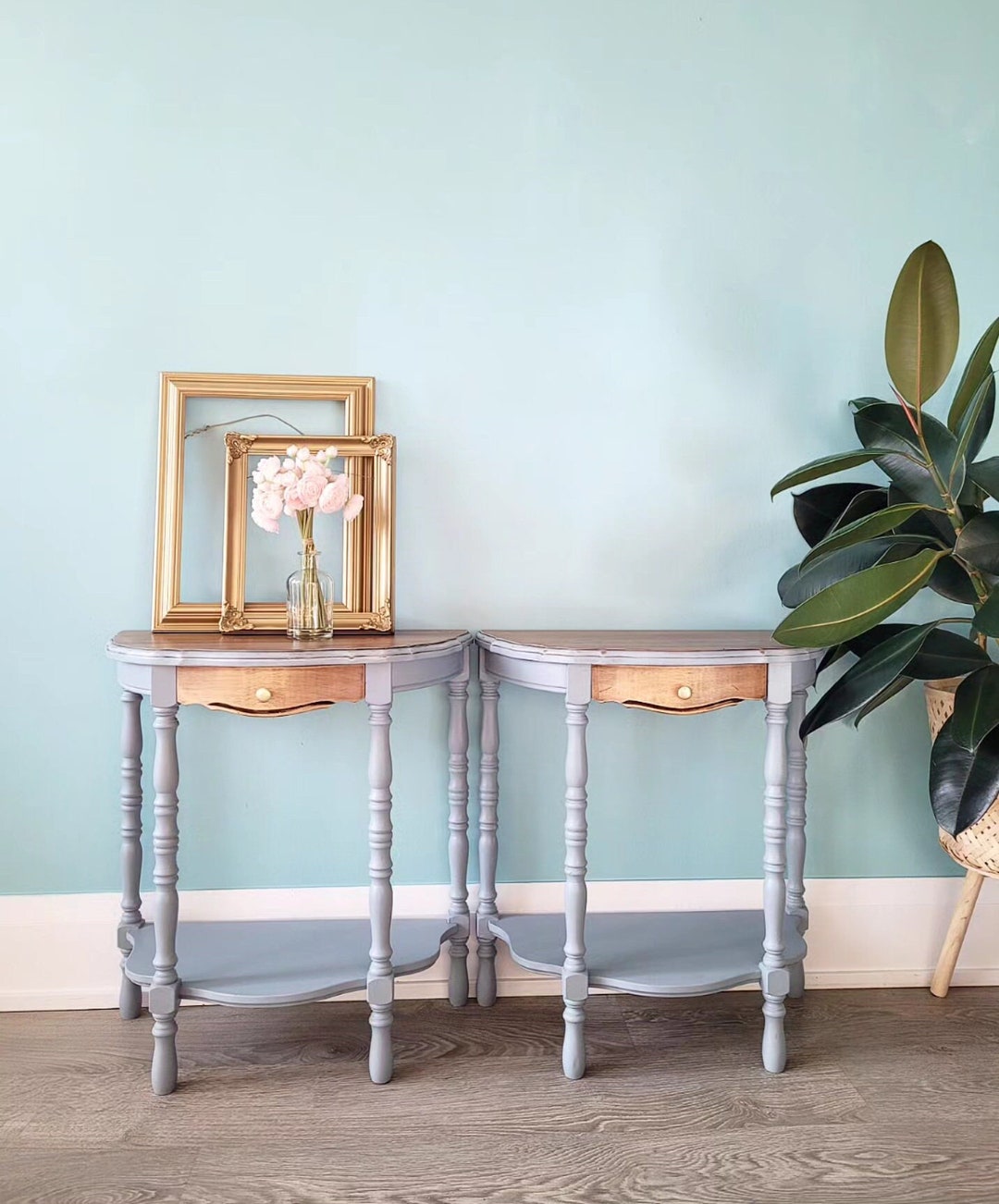 Two Side Tables Two Side Tables - Etsy