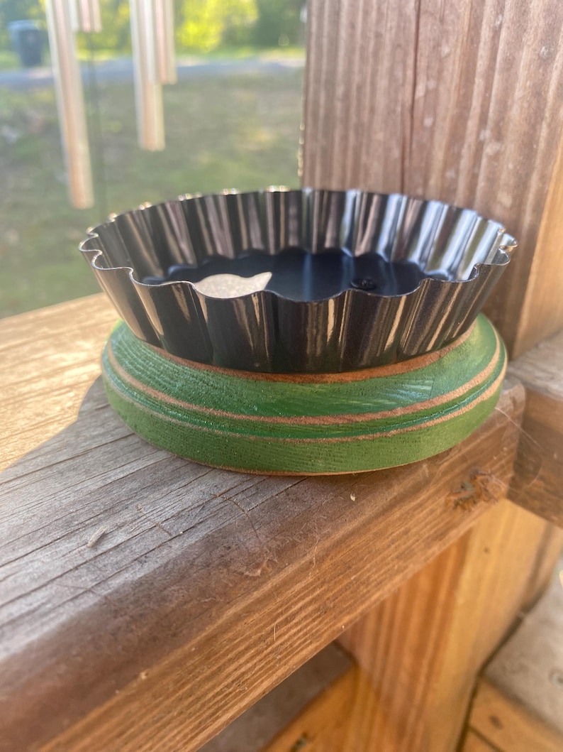 Primitive Tart Pans Tree Green