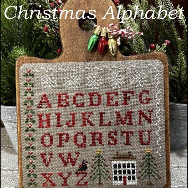 40 Count Christmas Alphabet Butter Board