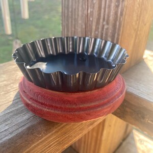 Primitive Tart Pans Rust Red