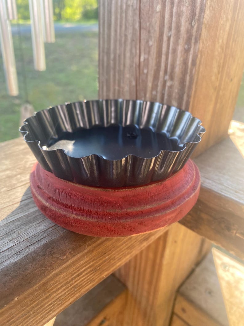 Primitive Tart Pans Rust Red