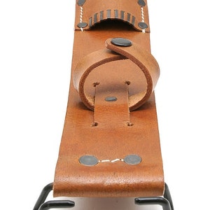 US M6 Leather Sheath for M3 Trench Knife Premium Drum Dyed Leather