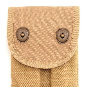 U.S. WW1 Colt 45 Auto Double Magazine Pouch Marked JT&L® 1918