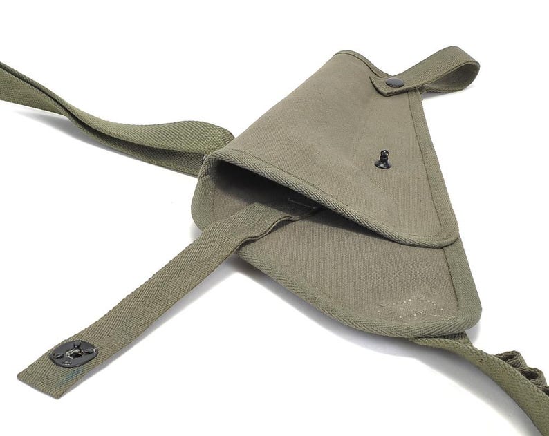 Funda de hombro de lona verde oliva para M3 Tanker con presillas para cartuchos, marcada JT&L, compatible con Ruger Redhawk. imagen 6