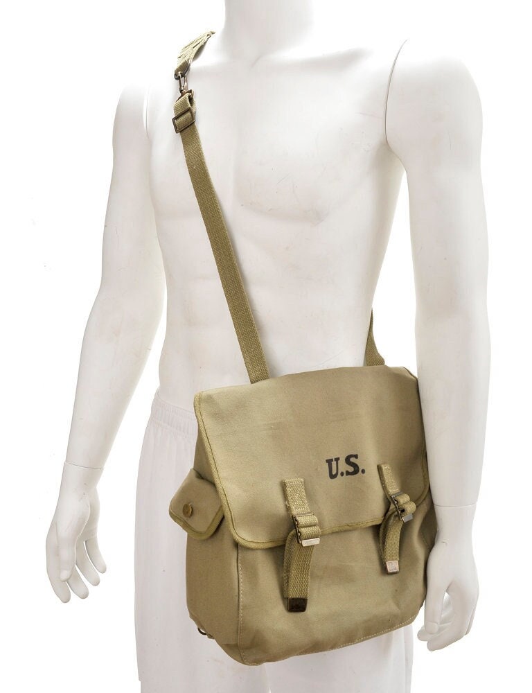 40s US ARMY  M1936 Mussette Bag ショルダーバッグ U.S. WW2 M1936 Musette Bag With Shoulder Strap-lt OD 1943 - Etsy