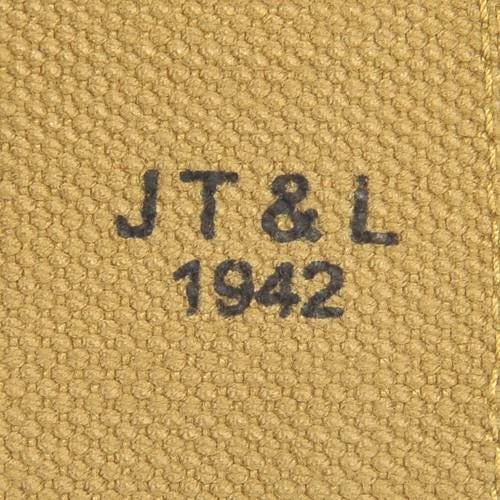 US WW2 Rigger Made M1911 .45 4 Cell Magazine Pouch Marked JT&L 1942 - Etsy