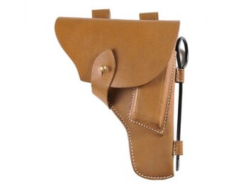 Leather Tokarev Holster with Cleaning Rod