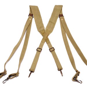 U.S. M1936 Suspenders-LT OD JT&L 1943