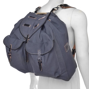 Vintage Rucksack with Leather Straps