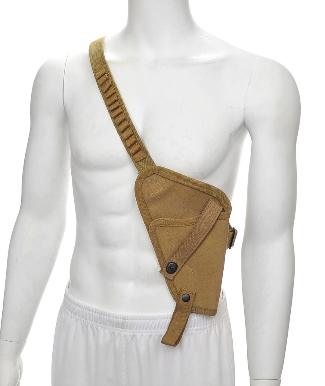 US M3 Victory Revolver Canvas Shoulder Holster With Shell Loops