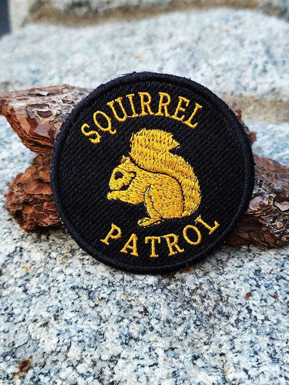 Squirrel Patrol Patches, Dog Patches, Dog Patches for Harness, Dog