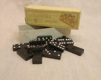 Vintage Dominoes set, Imperial, Made in England