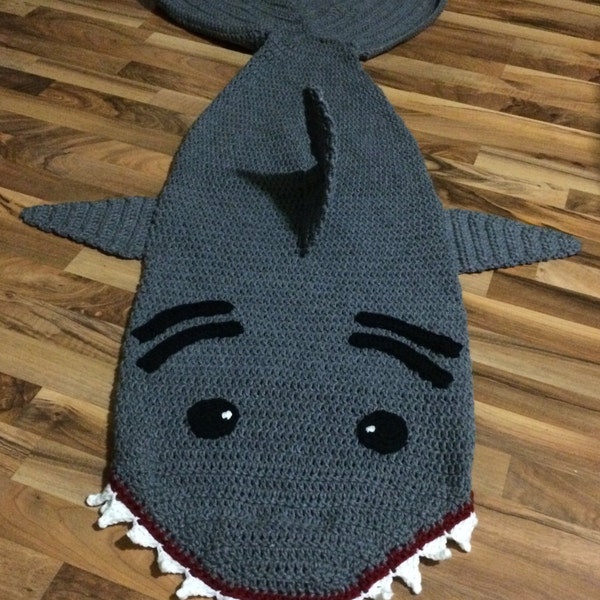 Crochet Shark Sleep Sack Pattern