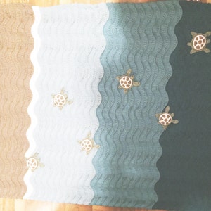 Sea Turtle Baby Blanket